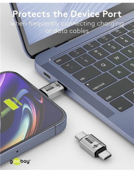 Adaptador USB-C Recto, M/M