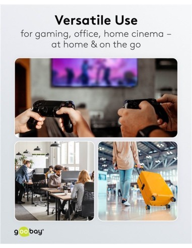 Adaptador USB-C Recto, M/M