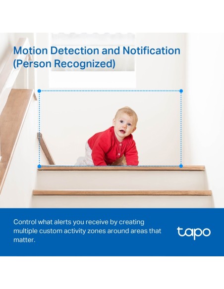 Cámara de vigilancia Wi-fi, 360º, 2k 3MP y detección IA.