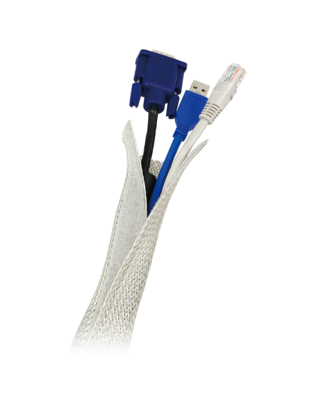 CUBRECABLE FLEXIBLE GRIS 1.8MT