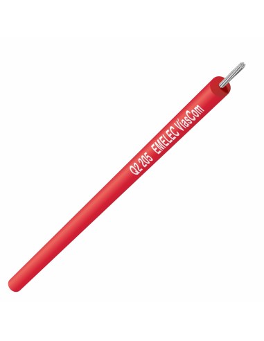 100MTS CABLE TESTER ROJO 1X0.5mm² SILICONA FLEXIBLE