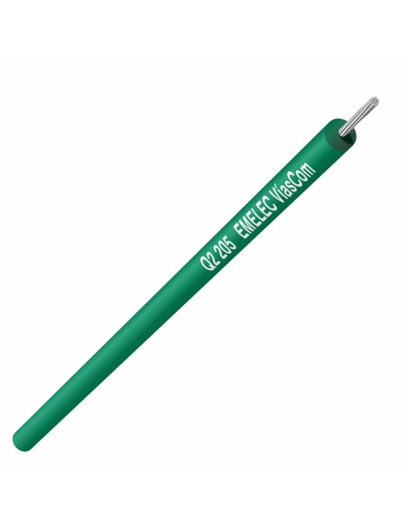 CABLE 1X0.5mm² TESTER VERDE SILICONA FLEXIBLE