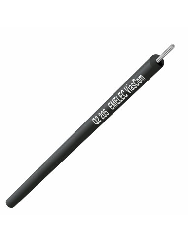 CABLE 1X0.5mm² TESTER NEGRO SILICONA FLEXIBLE