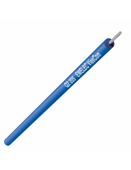 CABLE 1X0.5mm² TESTER AZUL SILICONA FLEXIBLE