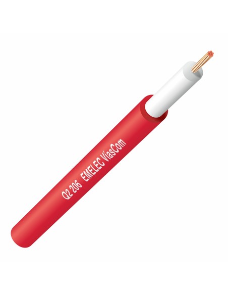 CABLE 1X1mm² TESTER ROJO SILICONA FLEXIBLE