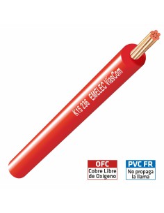 CABLE AUDIO 8mm² SPECIAL CAR ROJO FLEXIBLE