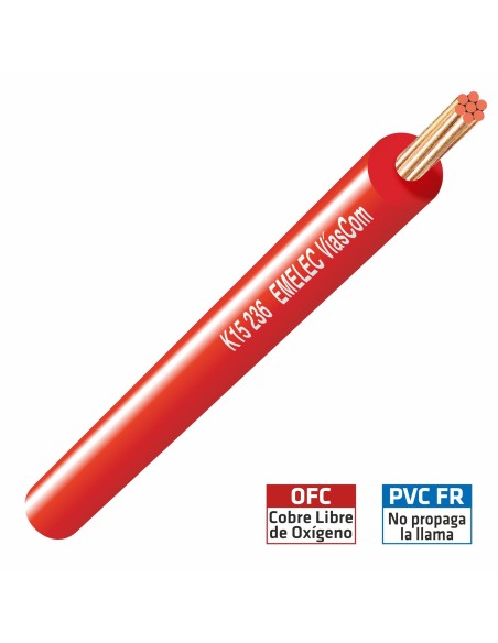 CABLE AUDIO 8mm² SPECIAL CAR ROJO FLEXIBLE