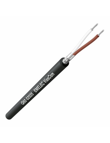 CABLE DE DATOS & COMPUTER 2X0.25mm² PANTALLA & TRENZA