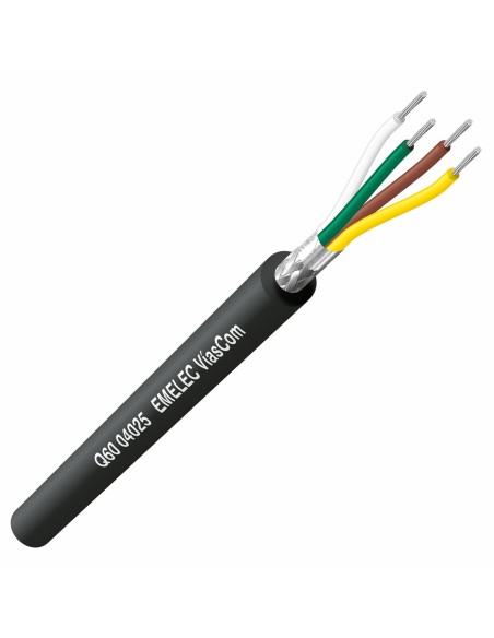 CABLE DE DATOS & COMPUTER 4X0.25mm² PANTALLA & TRENZA