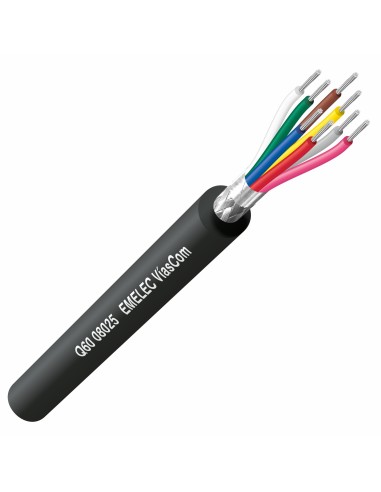 CABLE DE DATOS & COMPUTER 8X0.25mm² PANTALLA & TRENZA