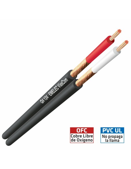 CABLE DE AUDIO PARALELO 2x0.12mm² APANTALLADO