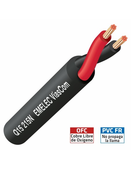 MANGUERA ALTAVOZ 2x1.5mm² OFC EXTRAFLEXIBLE