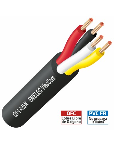 MANGUERA ALTAVOZ 4x2.5mm² OFC EXTRAFLEXIBLE