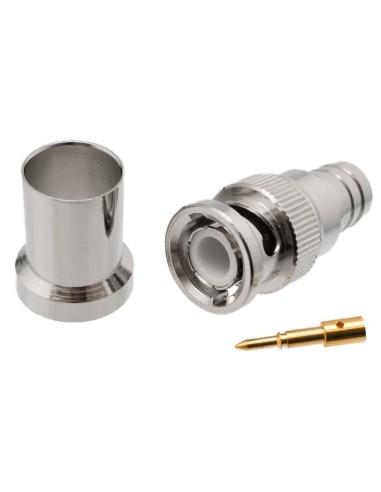 CONECTOR BNC MACHO CRIMPAR RG213