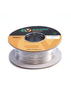 100MTS CABLE DE ALTAVOZ 2x0.23mm² TRANSPARENTE OFC 2