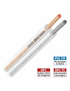 100M CABLE ALTAVOZ OFC TRANSPARENTE 2x0.75mm² PARALELO