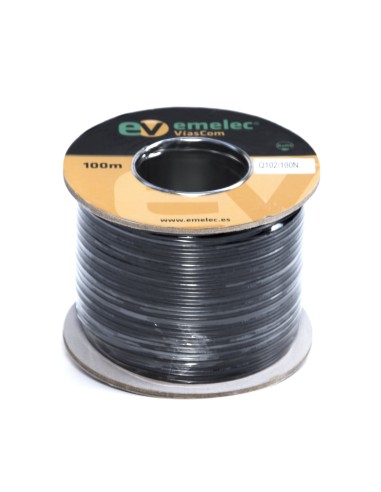 100MTS. CABLE PARALELO NEGRO 2x1mm² ALTAVOZ