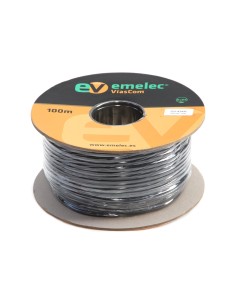 100MTS. CABLE DE AUDIO DIGITAL 2x0.14mm² BALANCEADO NEGRO 110Ω 2