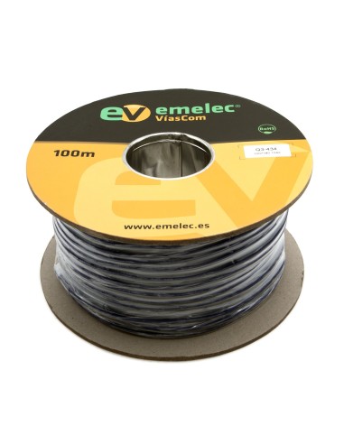 100MTS. CABLE DE AUDIO DIGITAL 2x0.14mm² BALANCEADO AMARILLO 110Ω