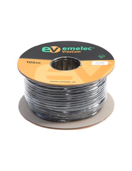 100MTS. CABLE DE AUDIO DIGITAL 2x0.14mm² BALANCEADO AZUL 110Ω