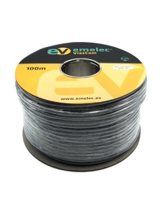 100MTS. CABLE DE AUDIO DIGITAL 2x2x0.34mm² NEGRO BALANCEADO 110Ω AES-EBU & DMX 2