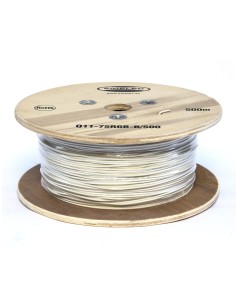 100M CABLE DE VIDEO DIGITAL 75Ω 3G-SDI FLEXIBLE BLANCO 2