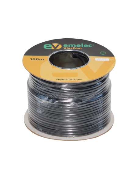 100M. CABLE VIDEO DIGITAL 3G-SDI-4K-UHD 22AWG NEGRO