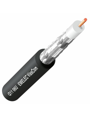 CABLE DE ANTENA & SATELITE HDTV NEGRO 75Ω