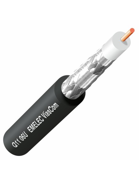 CABLE DE ANTENA & SATELITE HDTV NEGRO 75Ω