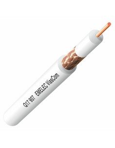 100M. CABLE DE TV & SATELITE 75Ω RG-6 VIVO & MALLA DE COBRE