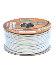 100M. CABLE DE TV & SATELITE 75Ω RG-6 VIVO & MALLA DE COBRE 2