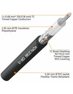 CABLE COAXIAL RG-58 50Ω NEGRO 2