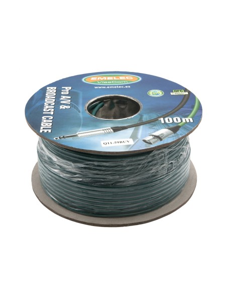 100M. CABLE COAXIAL DE VIDEO RG-59 75Ω VERDE