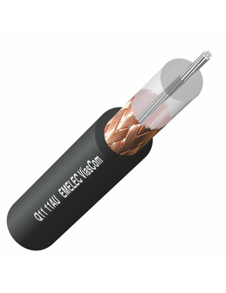 CABLE COAXIAL 75Ω Ø VIVO 1.2mm & Ø EXT.10.3mm