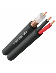 CABLE COAXIAL RG59 & ALIMENTACIÓN 0.55mm² PARALELO