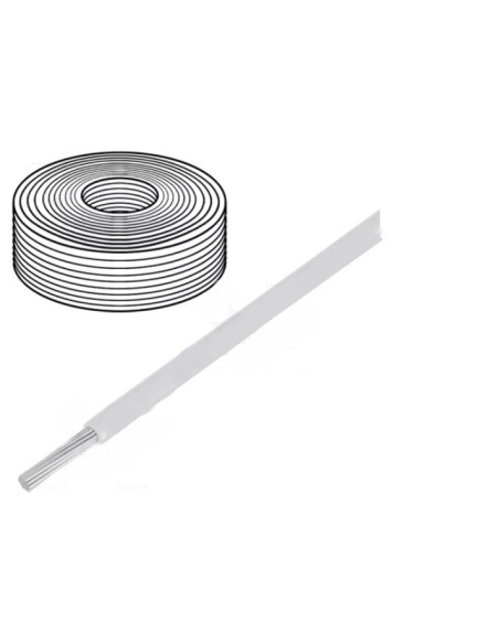 10MT CABLE AWG32 BLANCO 0'04mm² FLEXIBLE