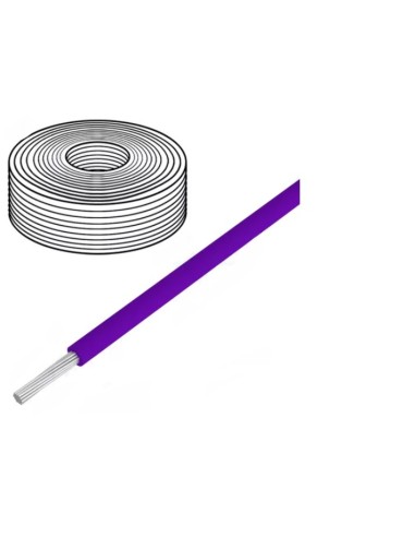 10MT CABLE AWG32 LILA 0'04mm² FLEXIBLE