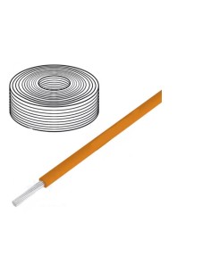 10MT CABLE AWG32 NARANJA 0'04mm² FLEXIBLE