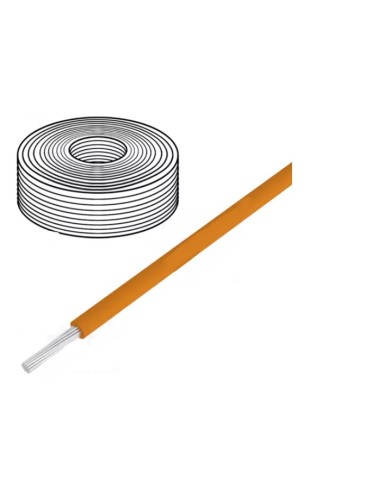 10MT CABLE AWG32 NARANJA 0'04mm² FLEXIBLE