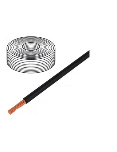 10MT CABLE AWG32 NEGRO 0'04mm² FLEXIBLE