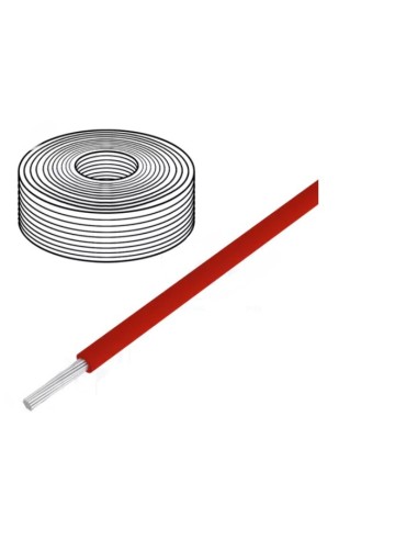 10MT CABLE AWG32 ROJO 0'04mm² FLEXIBLE