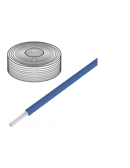 10MT CABLE AWG32 AZUL 0'04mm² FLEXIBLE