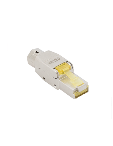 Conector RJ45, Cat 8.1, blindado y extra corto