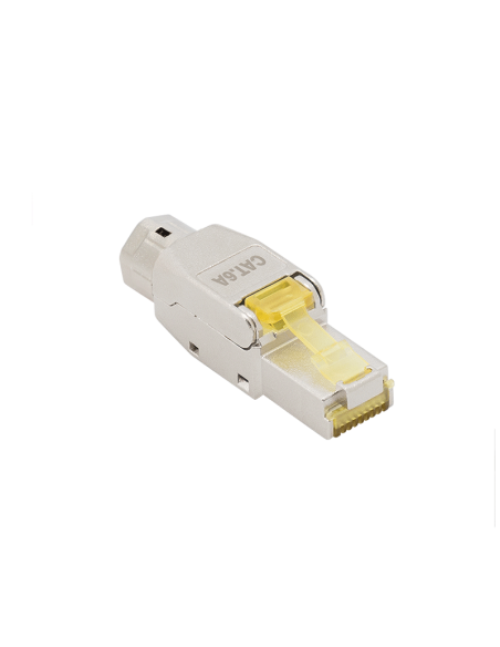 Conector RJ45, Cat 8.1, blindado y extra corto