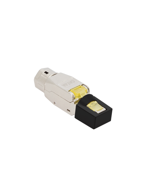 Conector RJ45, Cat 8.1, blindado y extra corto