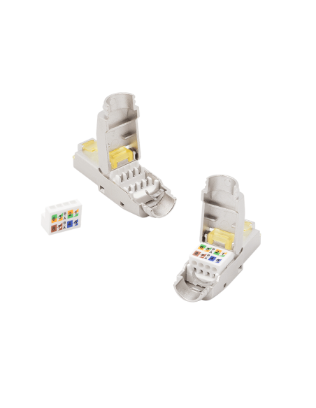 Conector RJ45, Cat 8.1, blindado y extra corto
