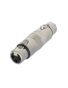 Adaptador XLR hembra/hembra 3Pins