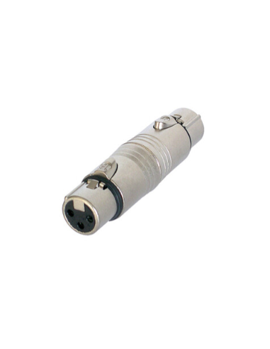 Adaptador XLR hembra/hembra 3Pins