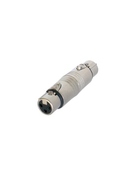 Adaptador XLR hembra/hembra 3Pins