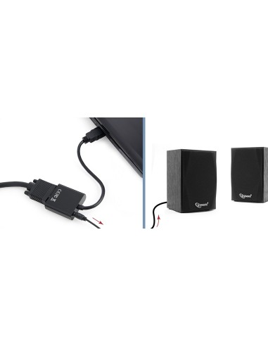 Adaptador HDMI a VGA M/H